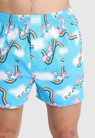 Lousy Livin Boxer shorts 'Sky Gym & Dolphin' in Blue