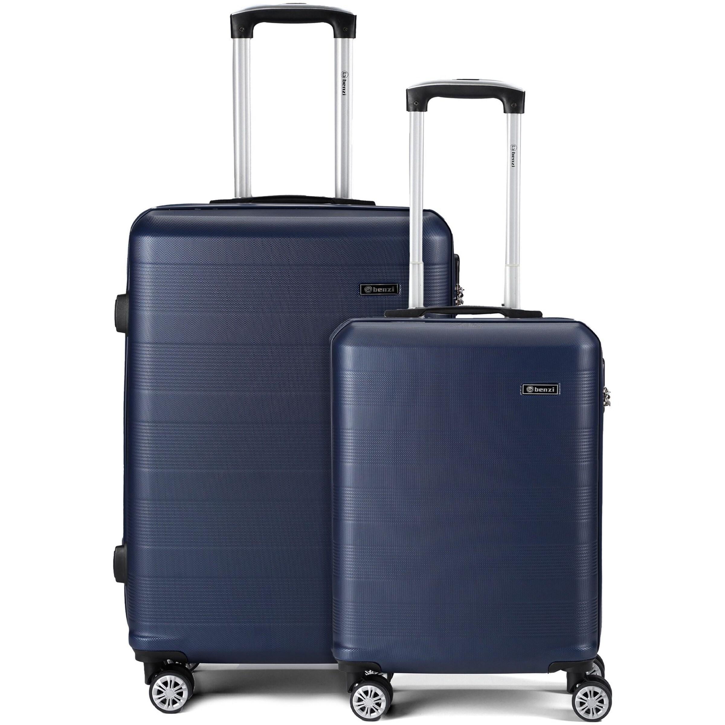Benzi Suitcase Set in Blue: front