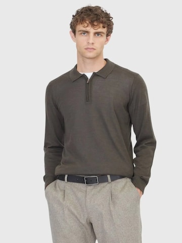 Ramsey Knit Cardigan in Green