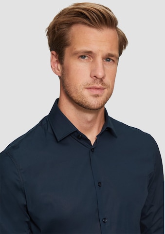 s.Oliver BLACK LABEL Regular Fit Hemd in Blau