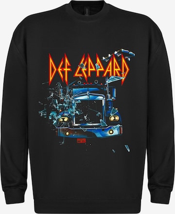 Sweat-shirt 'On through the night' Def Leppard en noir : devant