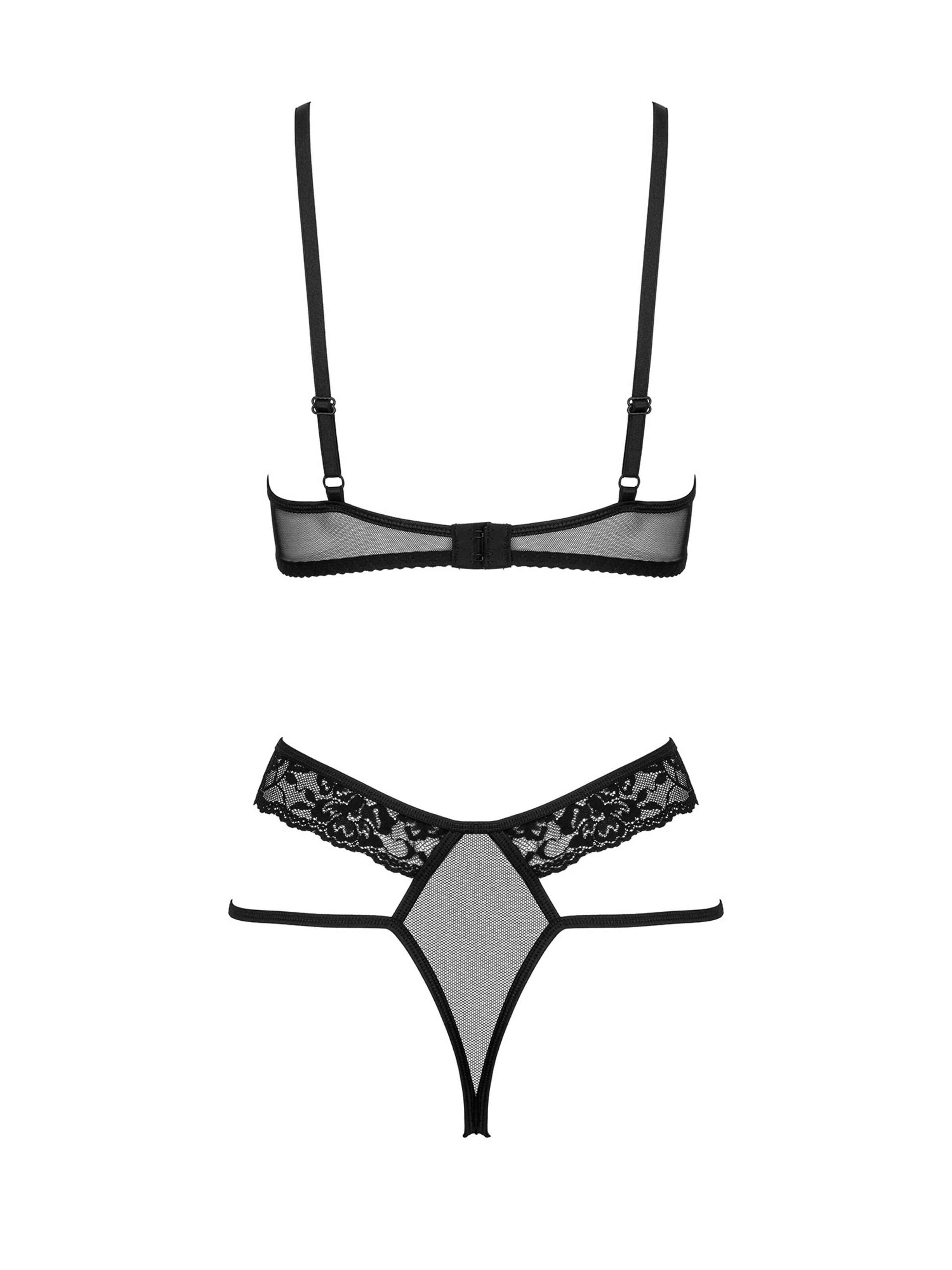 SpaLeXLine Balconette Underwear Sets 'Lilis' in Black