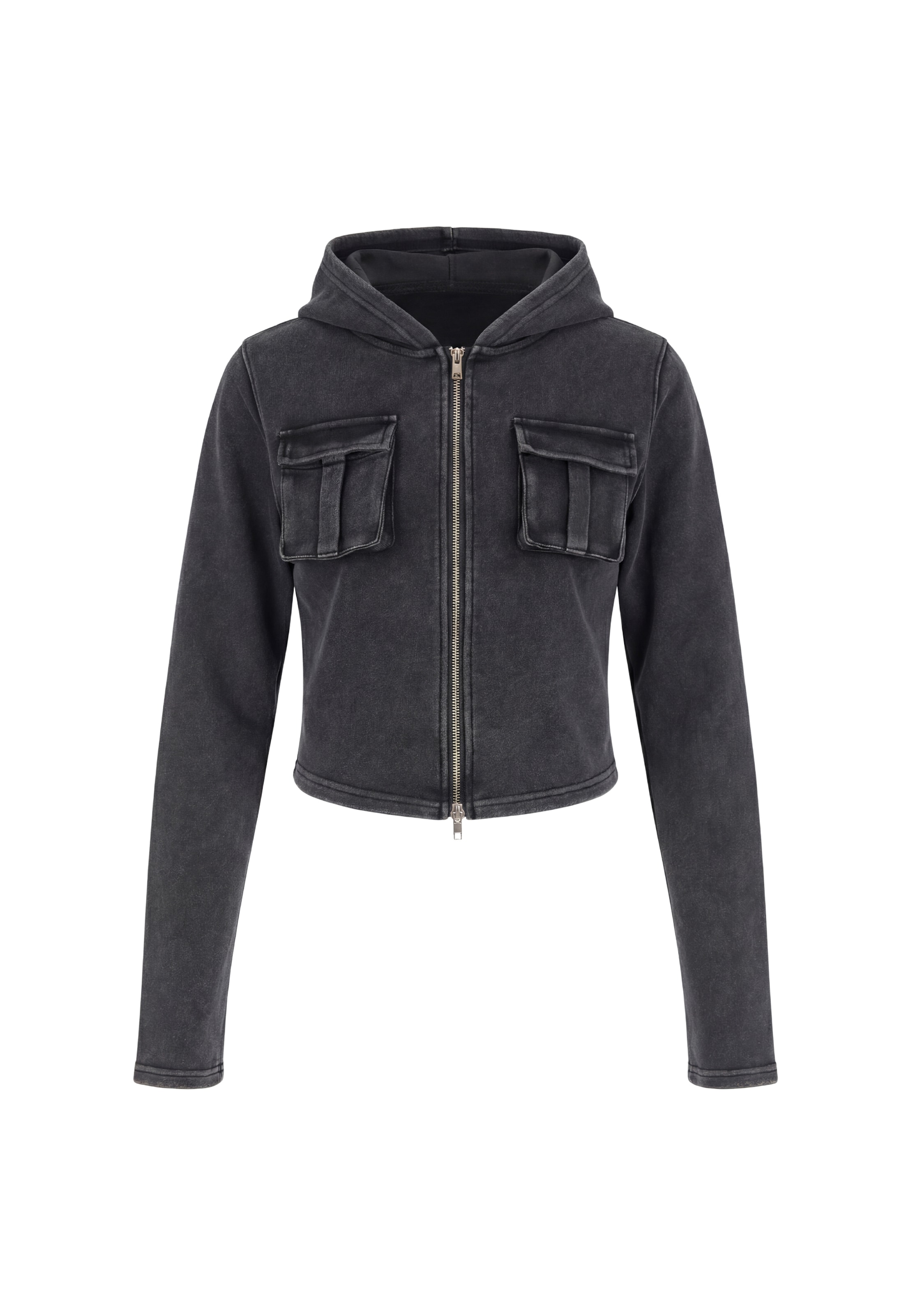 myMo ROCKS Between-season jacket in Grey: front
