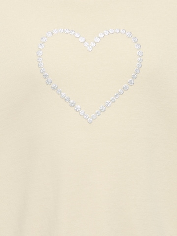 Sweat-shirt 'KMGKATE' Only Mini en beige