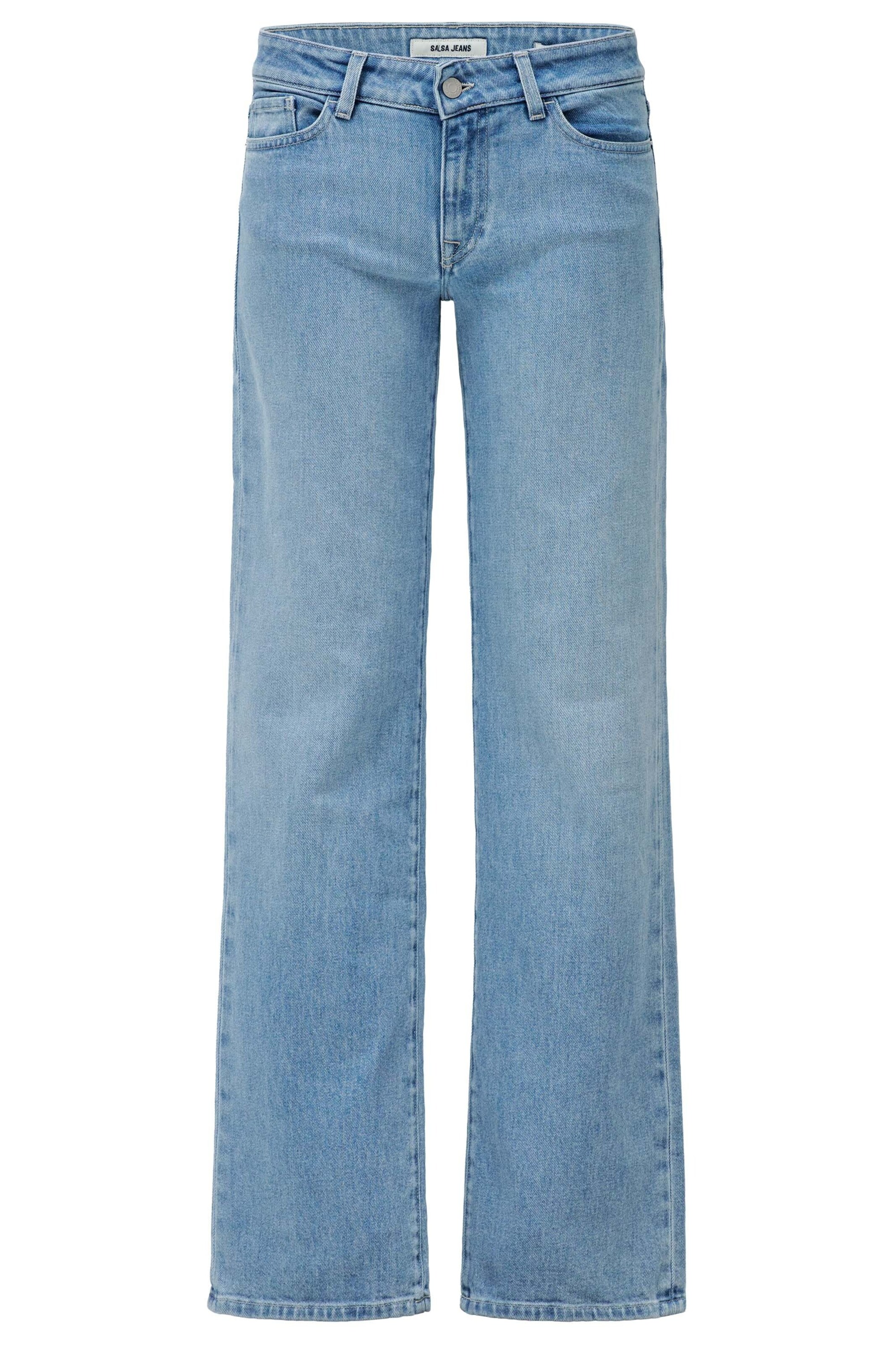 Salsa Jeans Regular Jeans in Blauw: voorkant