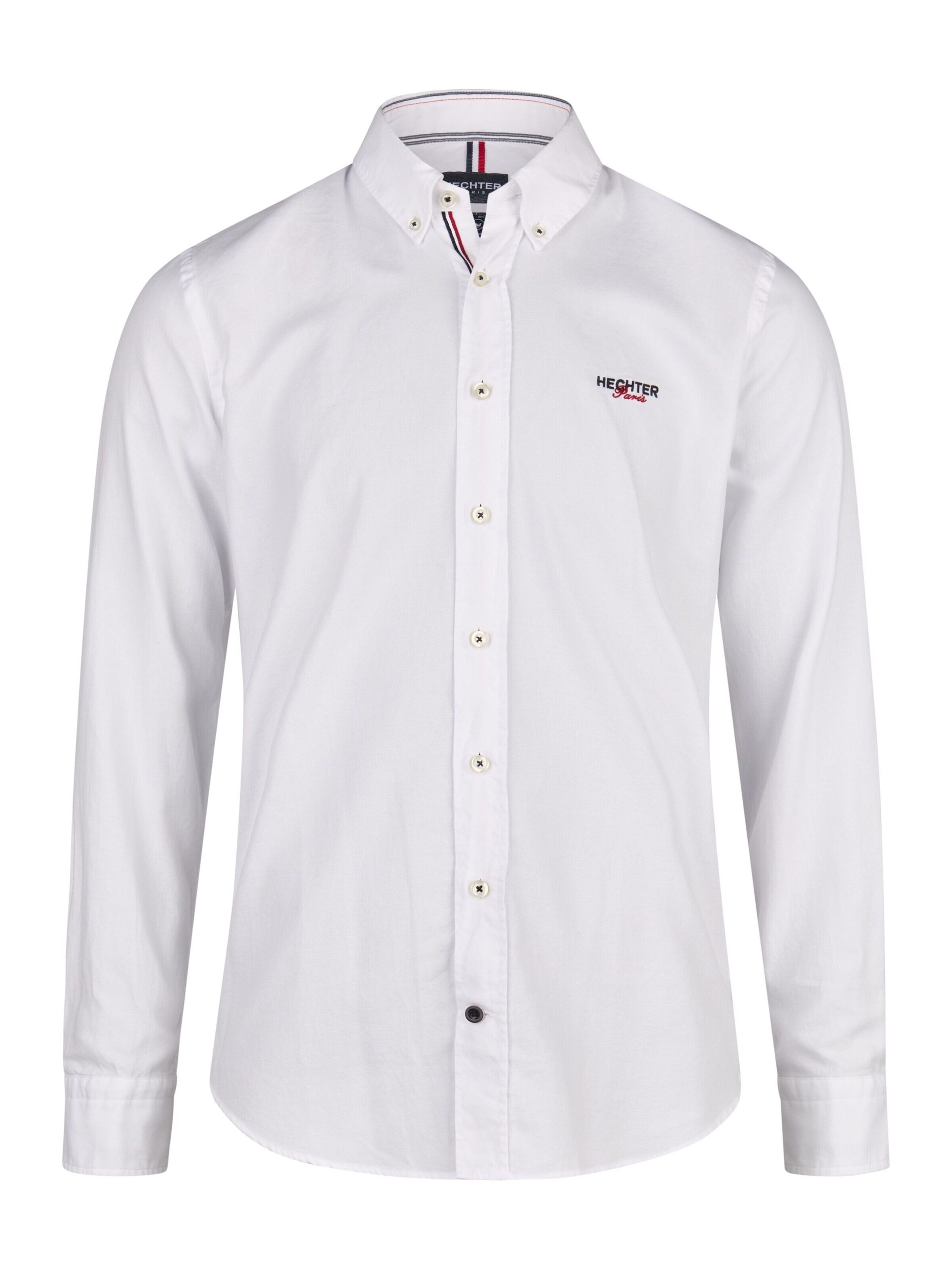 Coupe regular Chemise HECHTER PARIS en blanc : devant