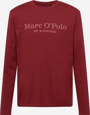 T-Shirt Marc O'Polo en rouge : devant