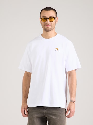 Iriedaily - Camiseta 'Daily Sweets' en blanco: frente