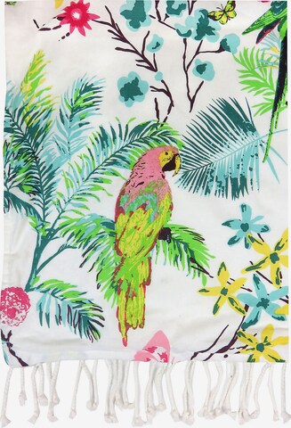Linen & More Decke 'Tropical Paradise' in Weiß: predná strana