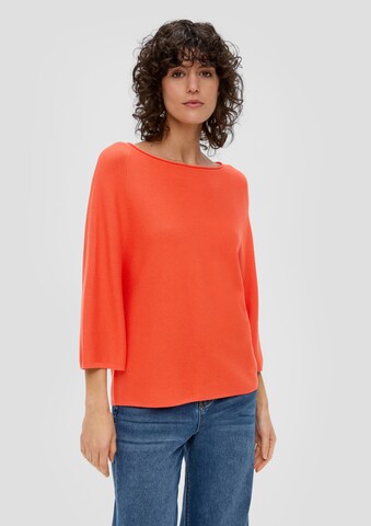 s.Oliver Pullover in Orange: predná strana