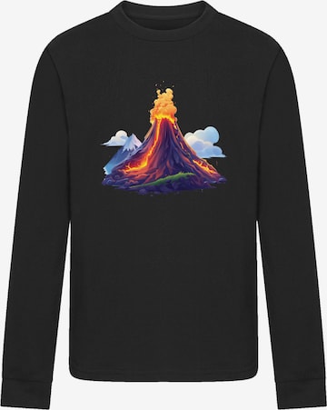 F4NT4STIC Shirt 'Vulkanausbruch' in Black: front