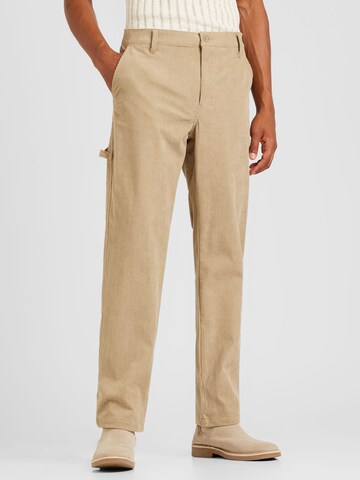 Only & Sons Regular Trousers 'ONSEDGE' in Brown: front