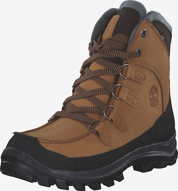 TIMBERLAND - Botas con cordones 'CHILLBERG' en marrón: frente