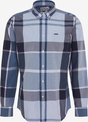 Barbour - Regular Fit Camisa 'Harris' em azul: frente