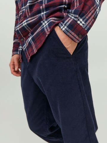 Effilé Pantalon chino 'Karl' JACK & JONES en bleu