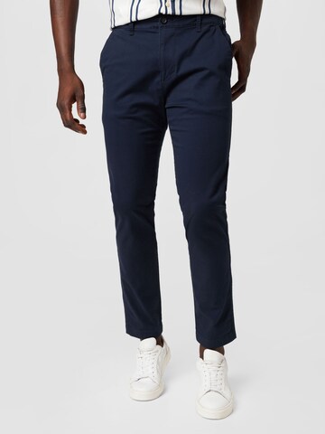 HOLLISTER - Regular Calças chino em azul: frente