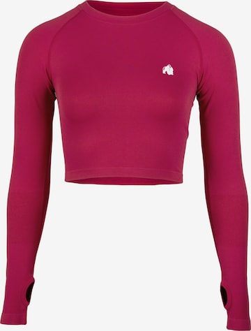 Gorilla Wear Performance shirt 'Hilton Seamless' in Pink: front