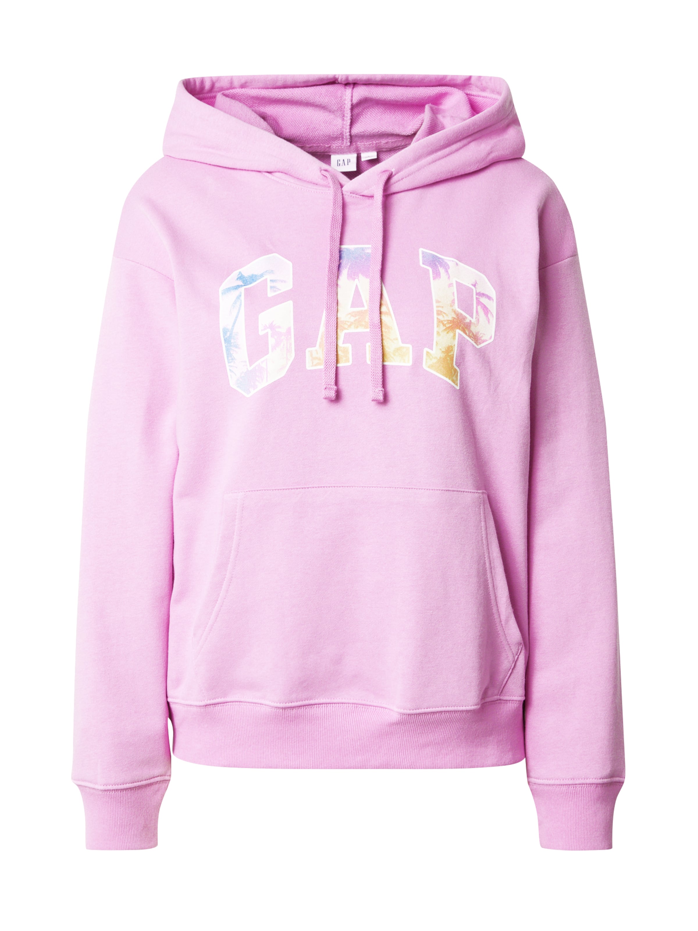 GAP Свитшот 'HERITAGE' в Ярко-розовый: спереди