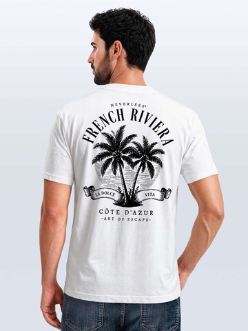 Neverless Shirt 'French Riviera' in White