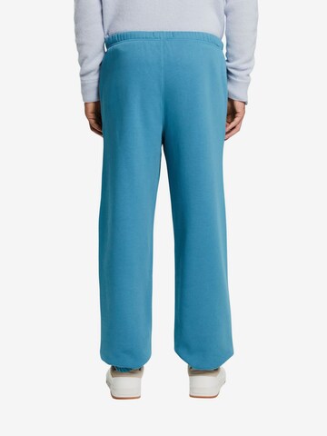 ESPRIT Tapered Broek in Blauw