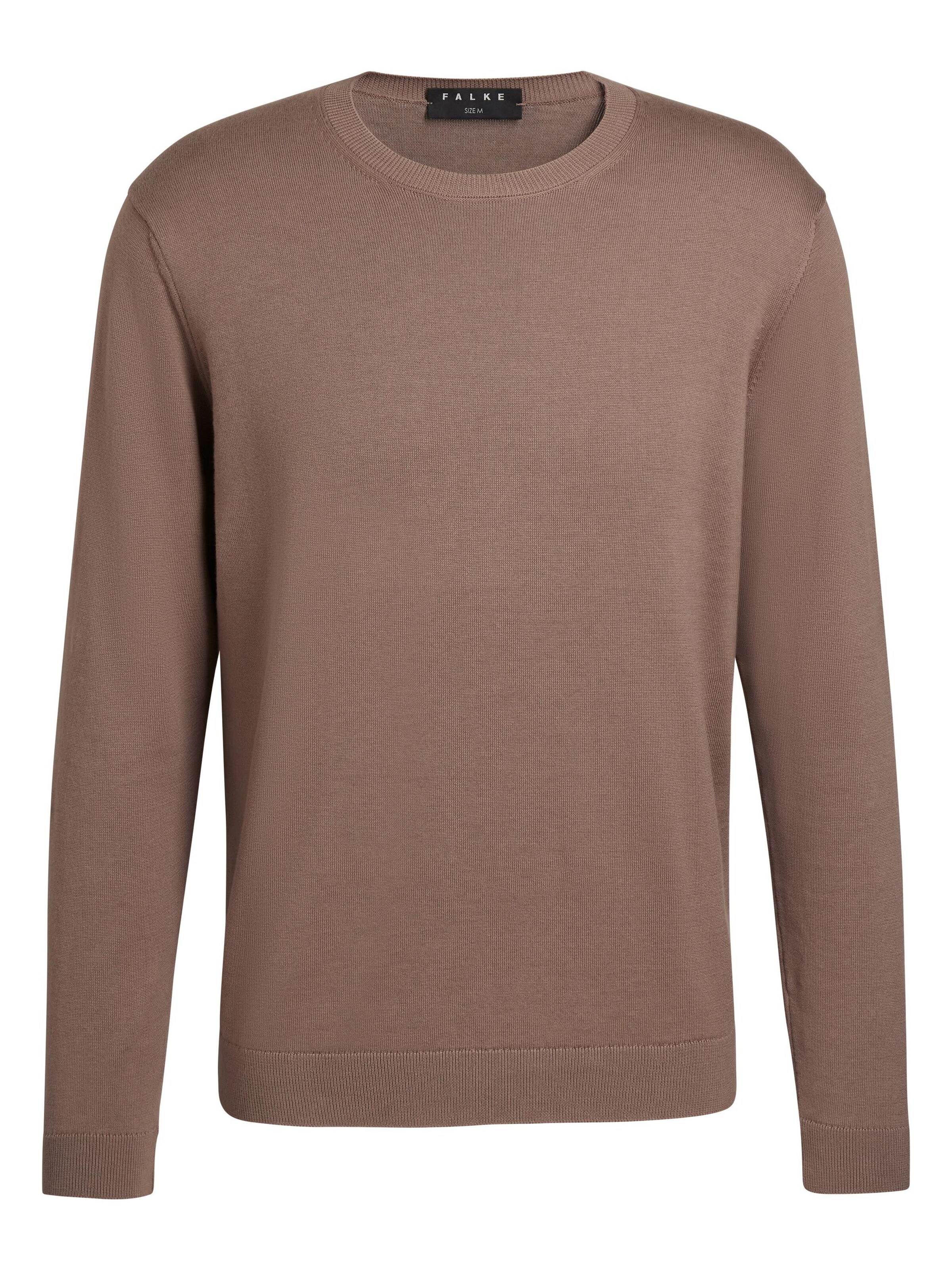 FALKE Pullover 'Pure Cotton'‌‌‌‌‌‌‌‌‌ in Braun