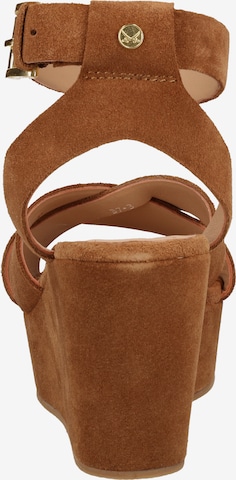 SANSIBAR Strap Sandals in Brown