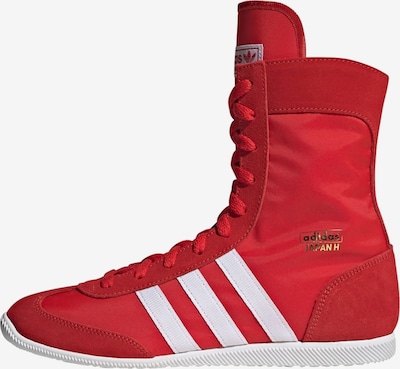ADIDAS ORIGINALS Baskets hautes 'Japan' en rouge / blanc, Vue avec produit