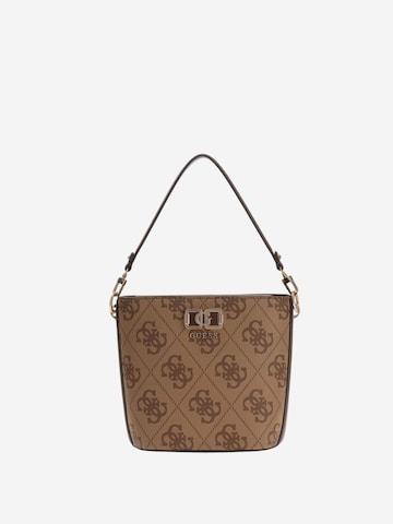 Sac bandoulière GUESS en marron : devant