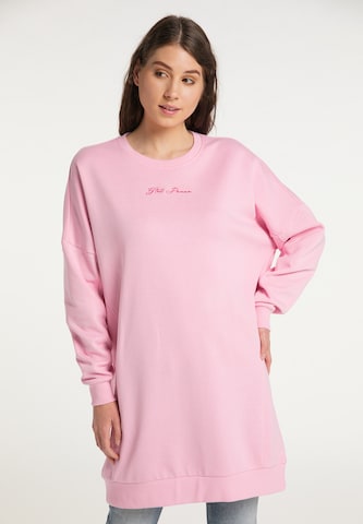 MYMO Dress in Pink: front
