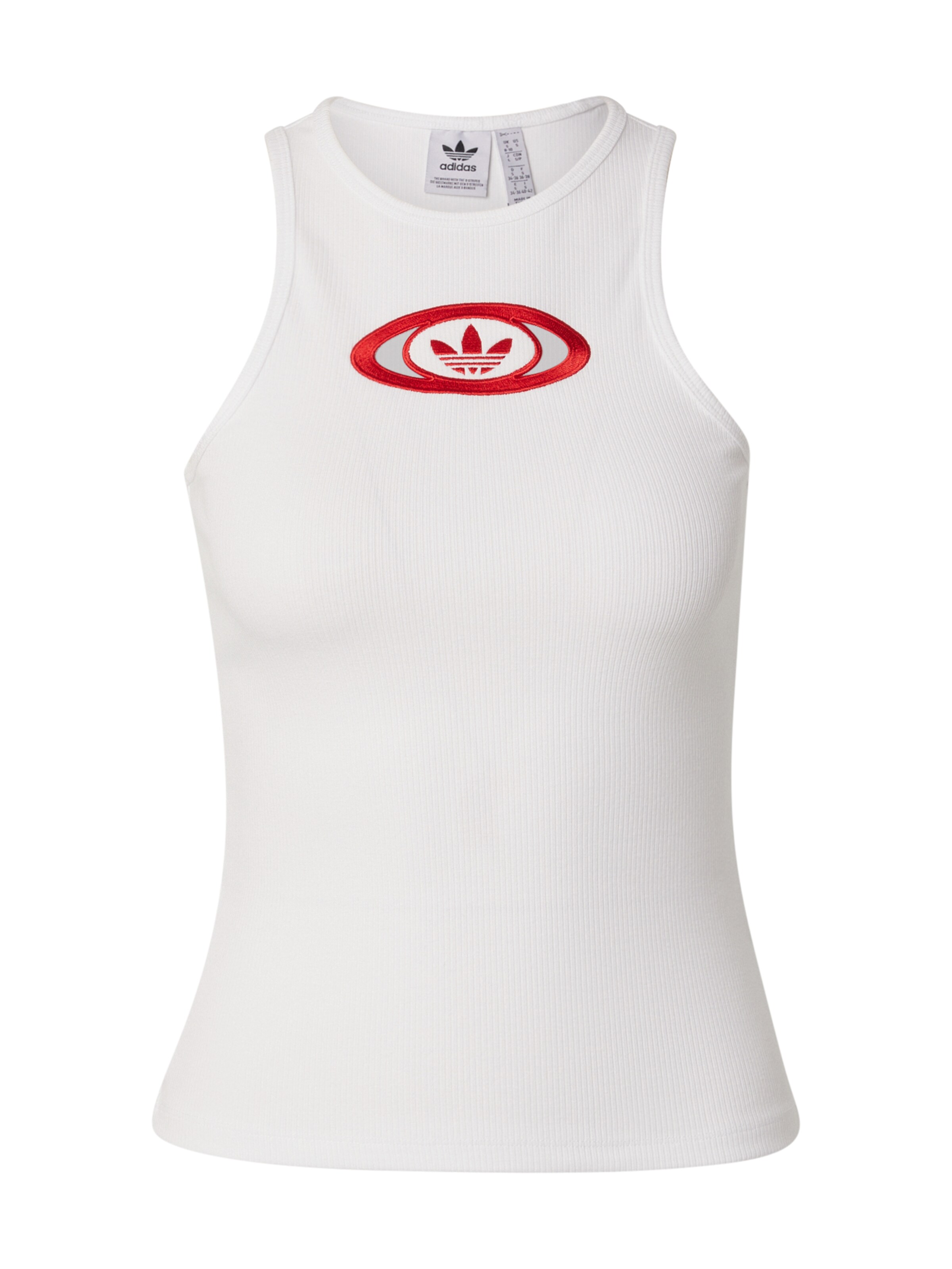 ADIDAS ORIGINALS Top 'Tank' in Weiß: Vorderseite