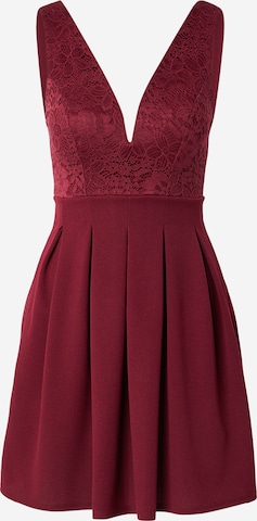 Robe de cocktail WAL G. en violet : devant