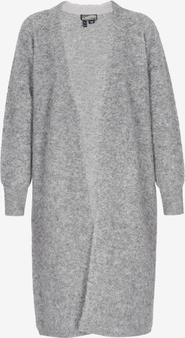 DreiMaster Vintage Knit Cardigan in Grey: front