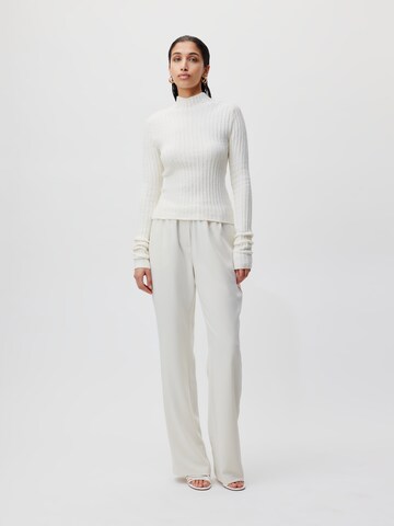 LeGer by Lena Gercke Loose fit Trousers 'Aylin Tall' in White