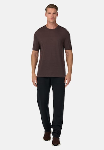 Boggi Milano T-Shirt 'B Sustainable' in Braun