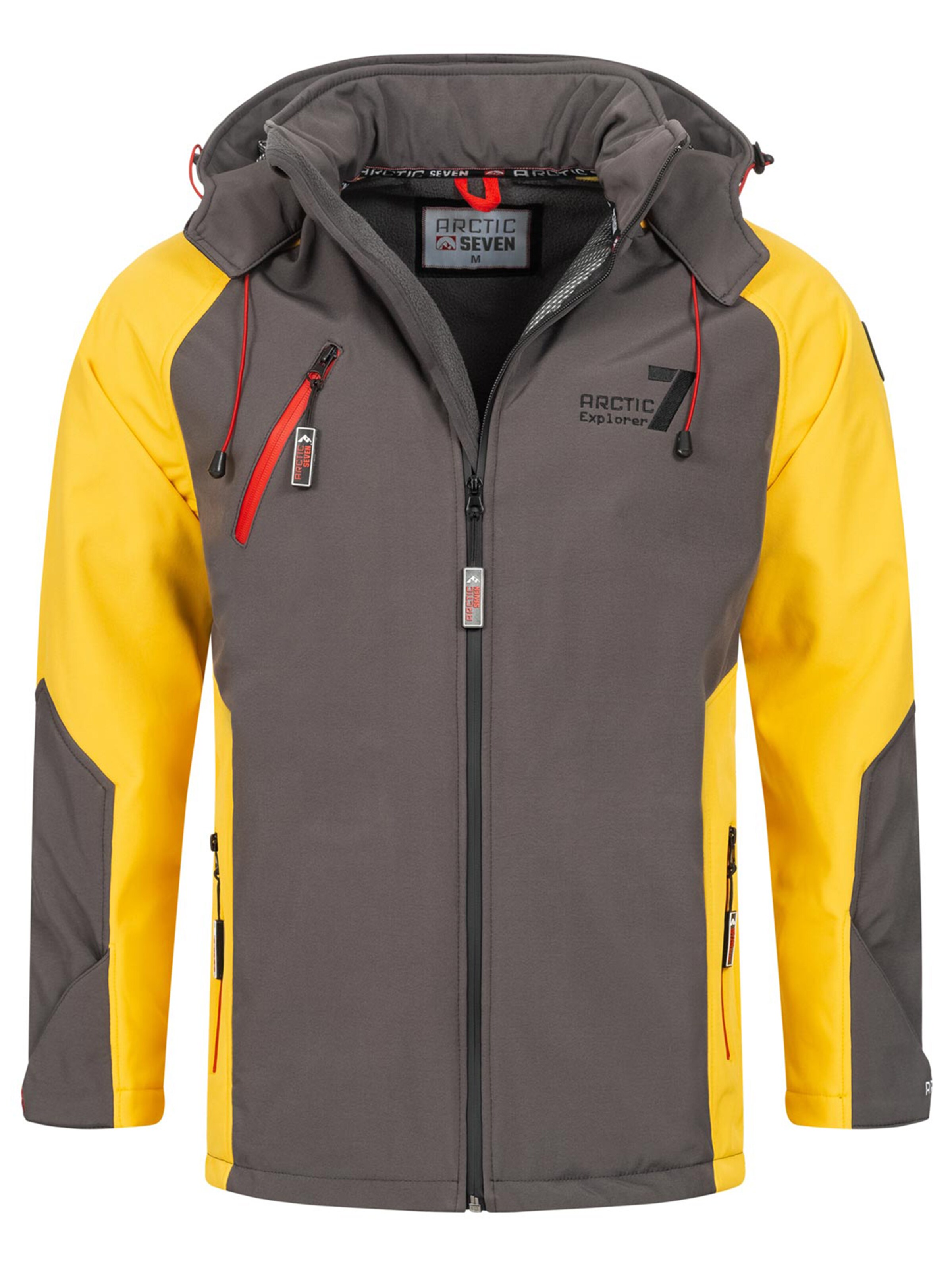 Arctic Seven Functionele jas in Grijs: voorkant