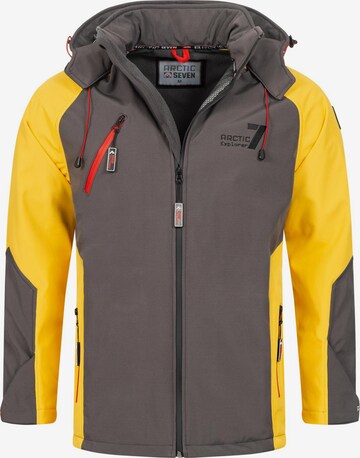 Veste fonctionnelle Arctic Seven en jaune : devant