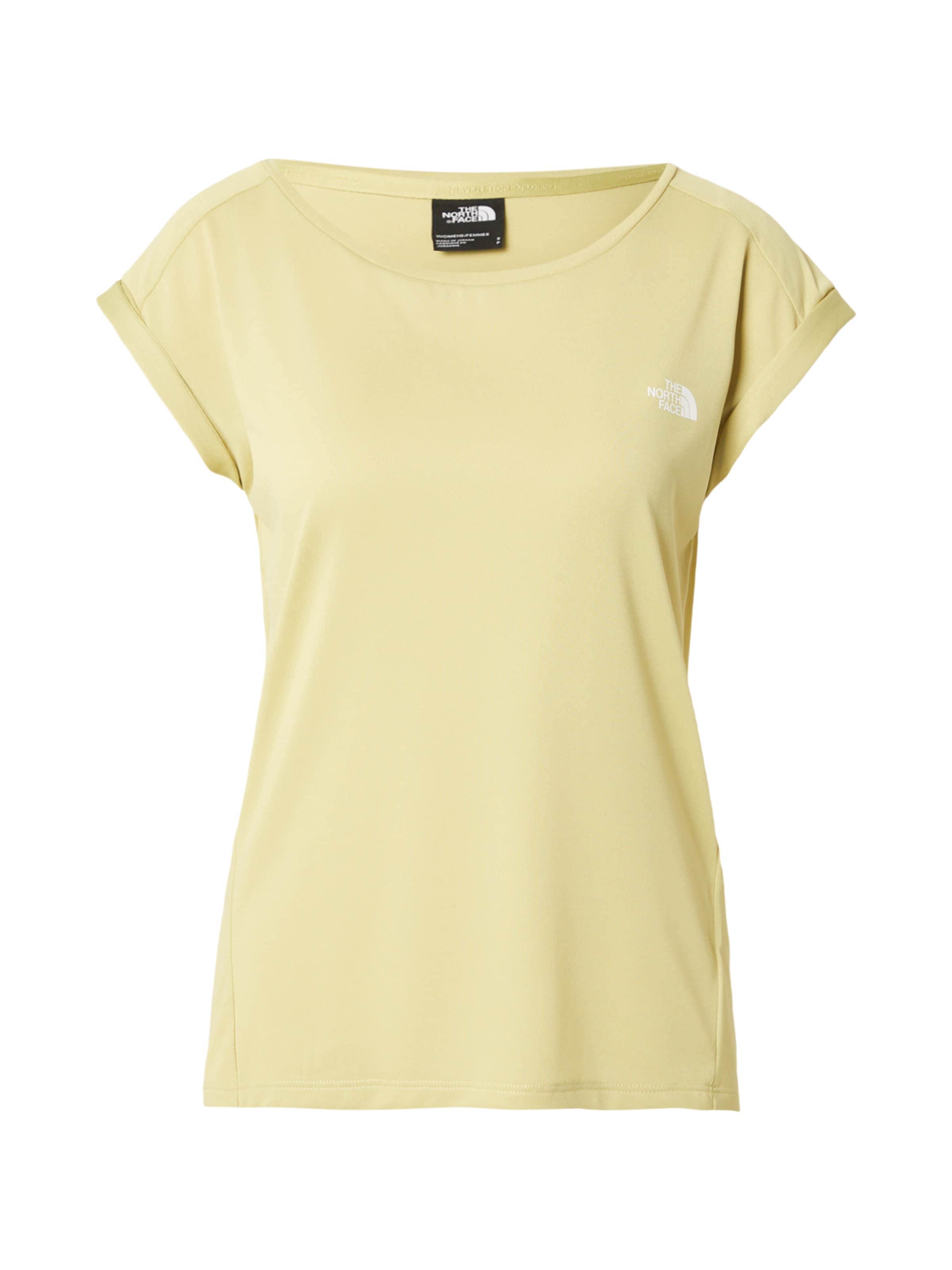 THE NORTH FACE Koszulka funkcyjna w kolorze zielony: przód