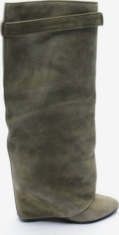 Givenchy Dress Boots in 37 in Green: front