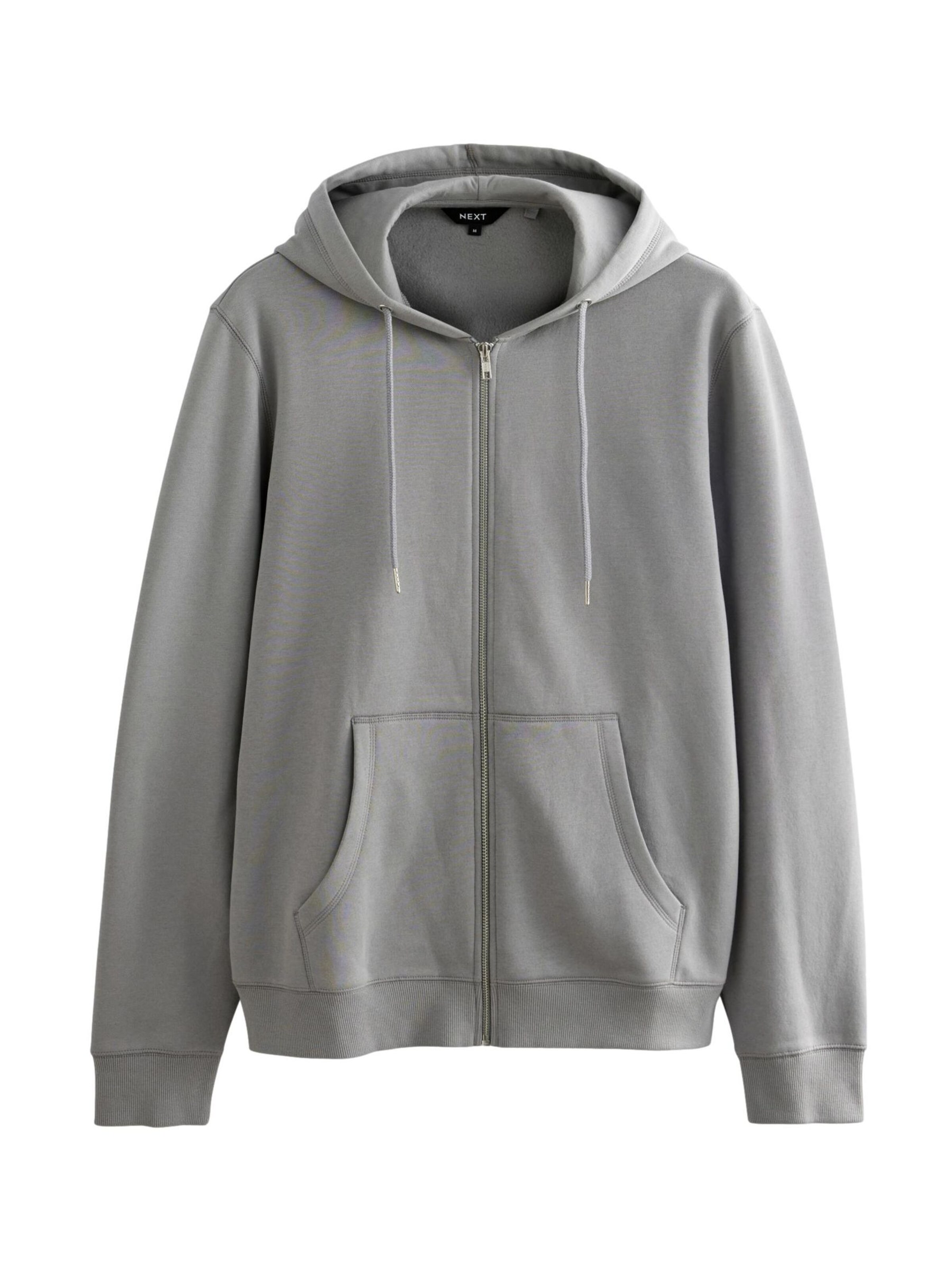 Next Sweatjacke in Grau: Vorderseite