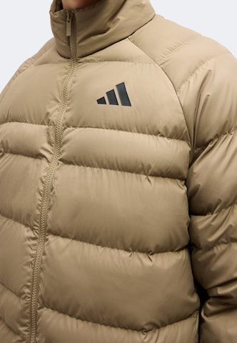 ADIDAS SPORTSWEAR Sportjacke 'ESS' in Beige