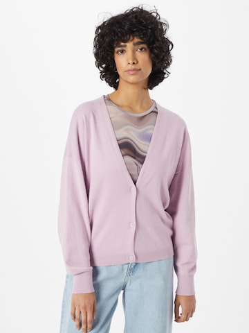 Cardigan ESPRIT en violet : devant