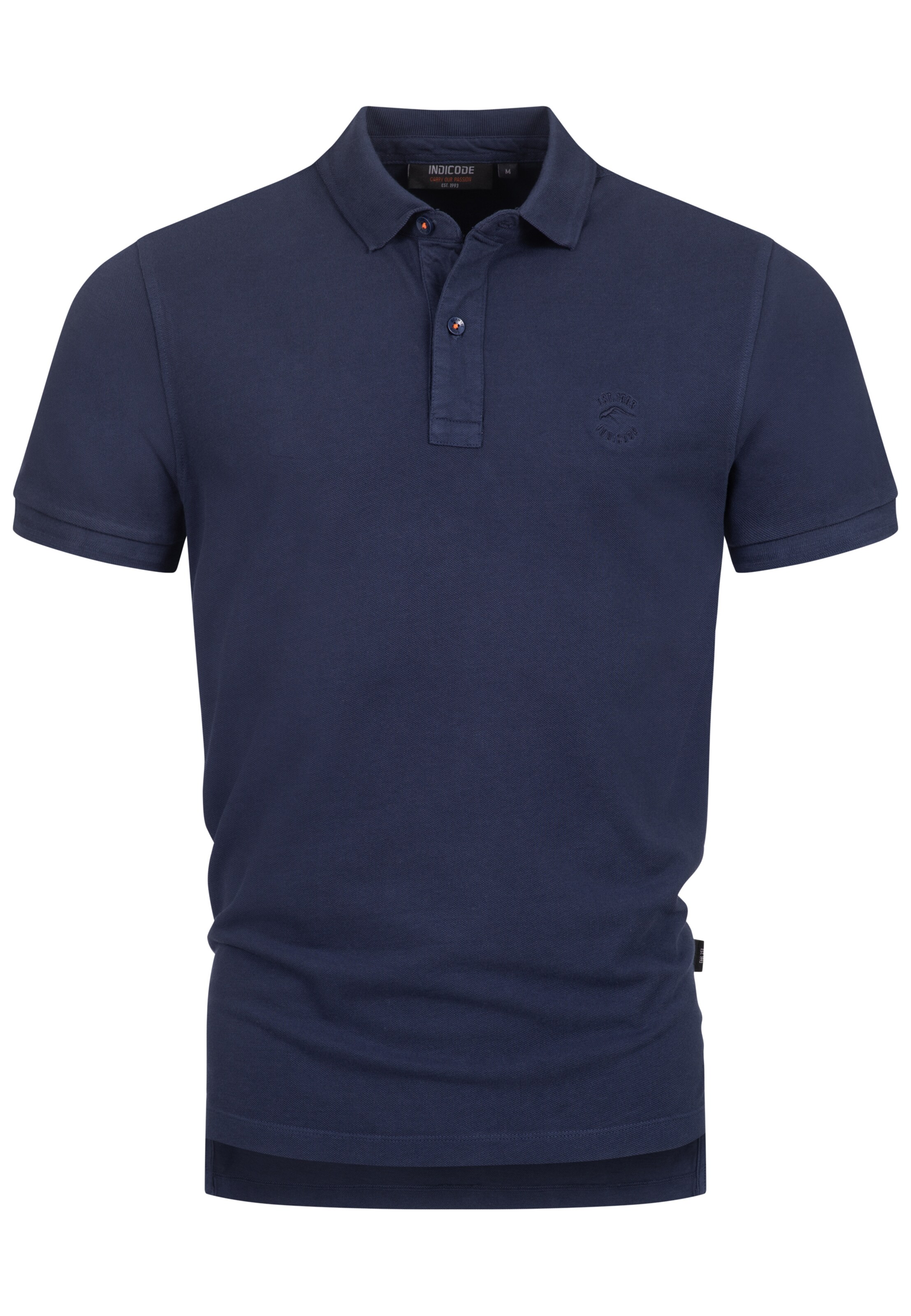 INDICODE JEANS Shirt 'Jorah' in Blauw: voorkant