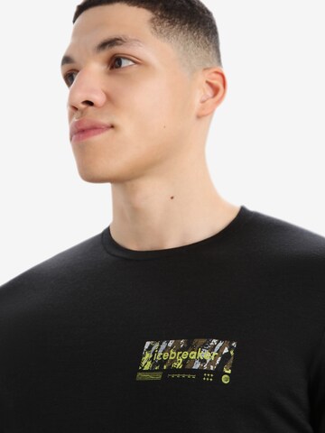 ICEBREAKER Performance Shirt 'Tech Lite II' in Black