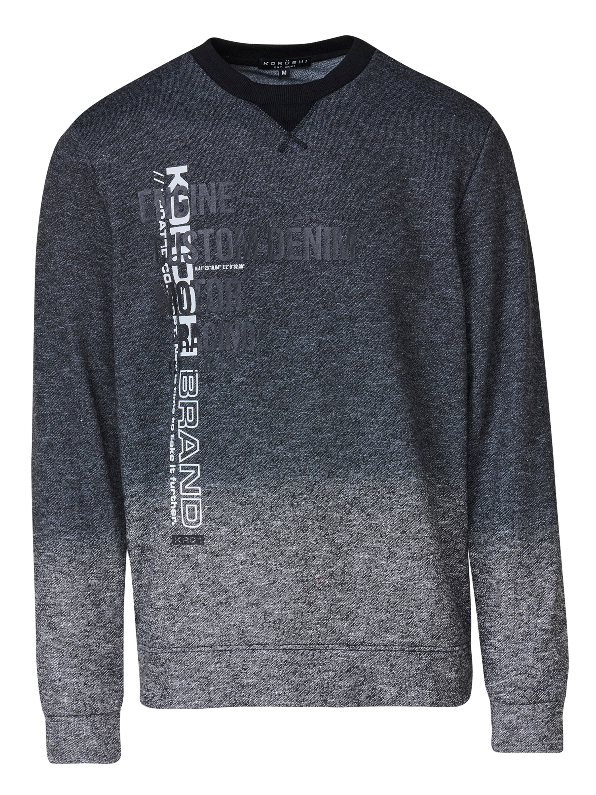 KOROSHI Свитшот в Черный: спереди