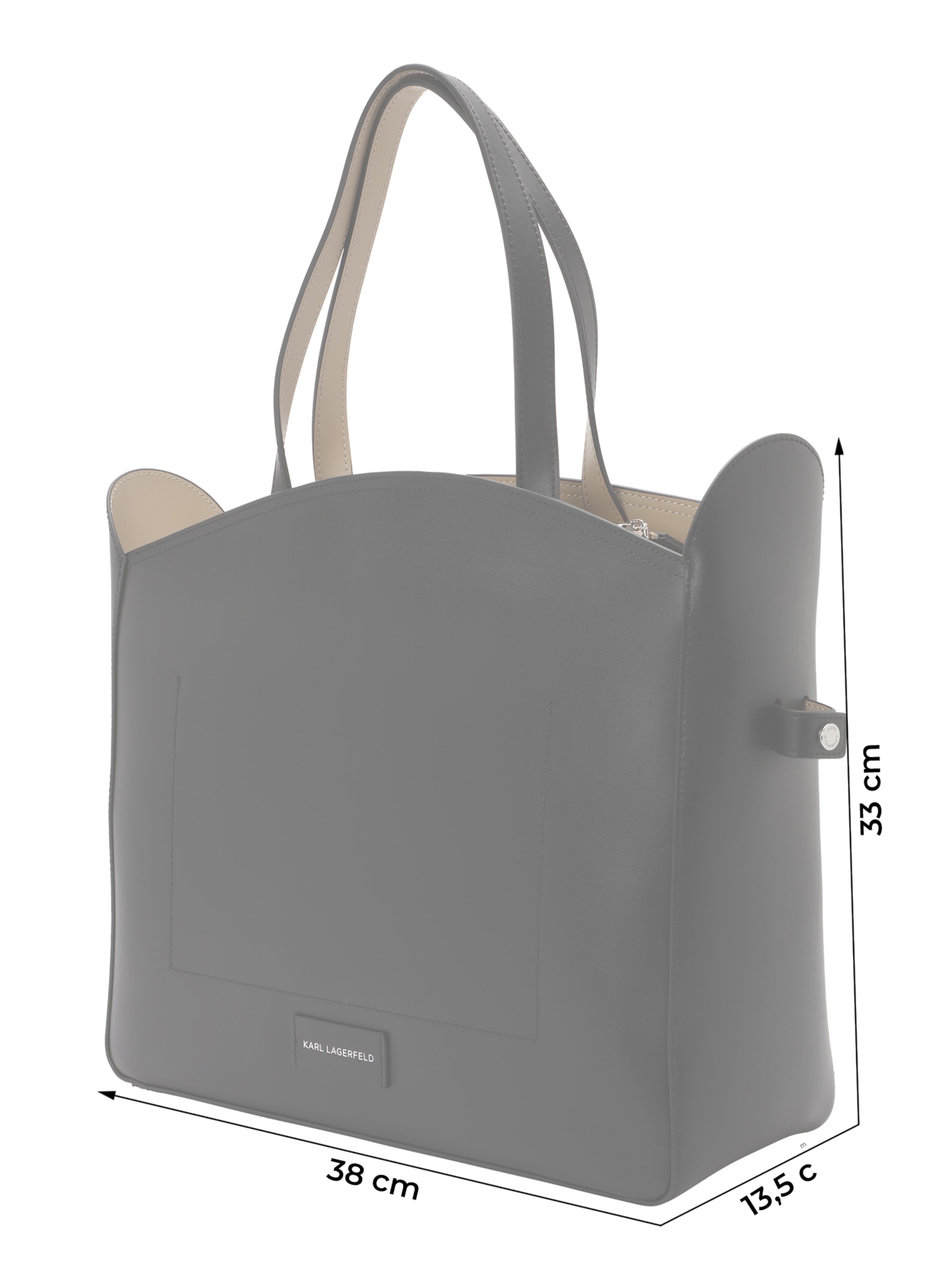 Karl Lagerfeld Shopper in Schwarz