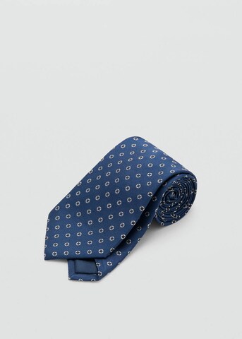 MANGO MAN Tie 'Geo8' in Blue