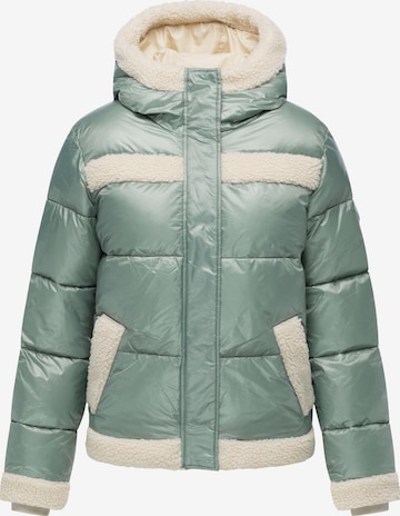 Ragwear - Casaco de inverno 'Editah Youmodo' em verde: frente