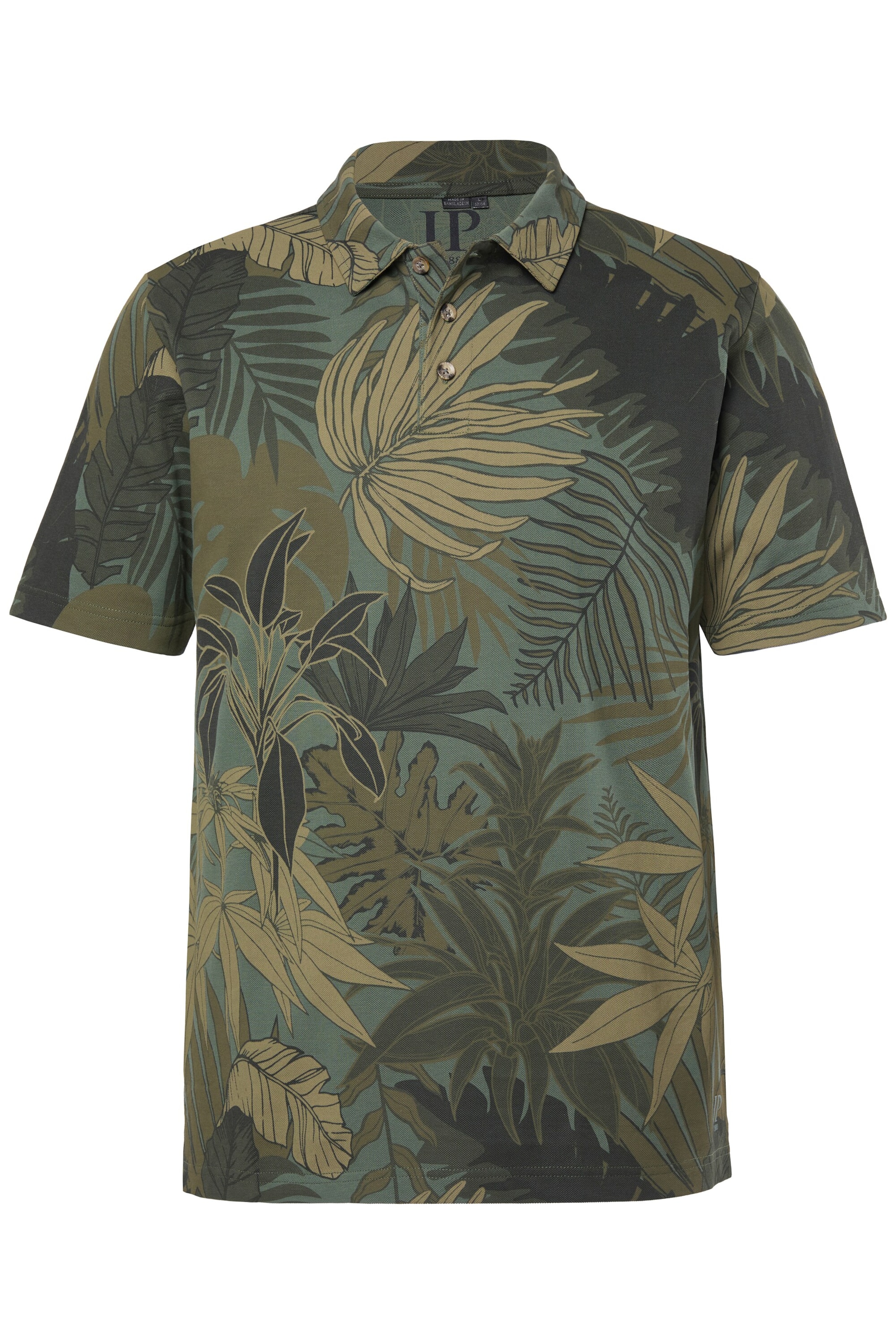 JP1880 Shirt in Groen: voorkant