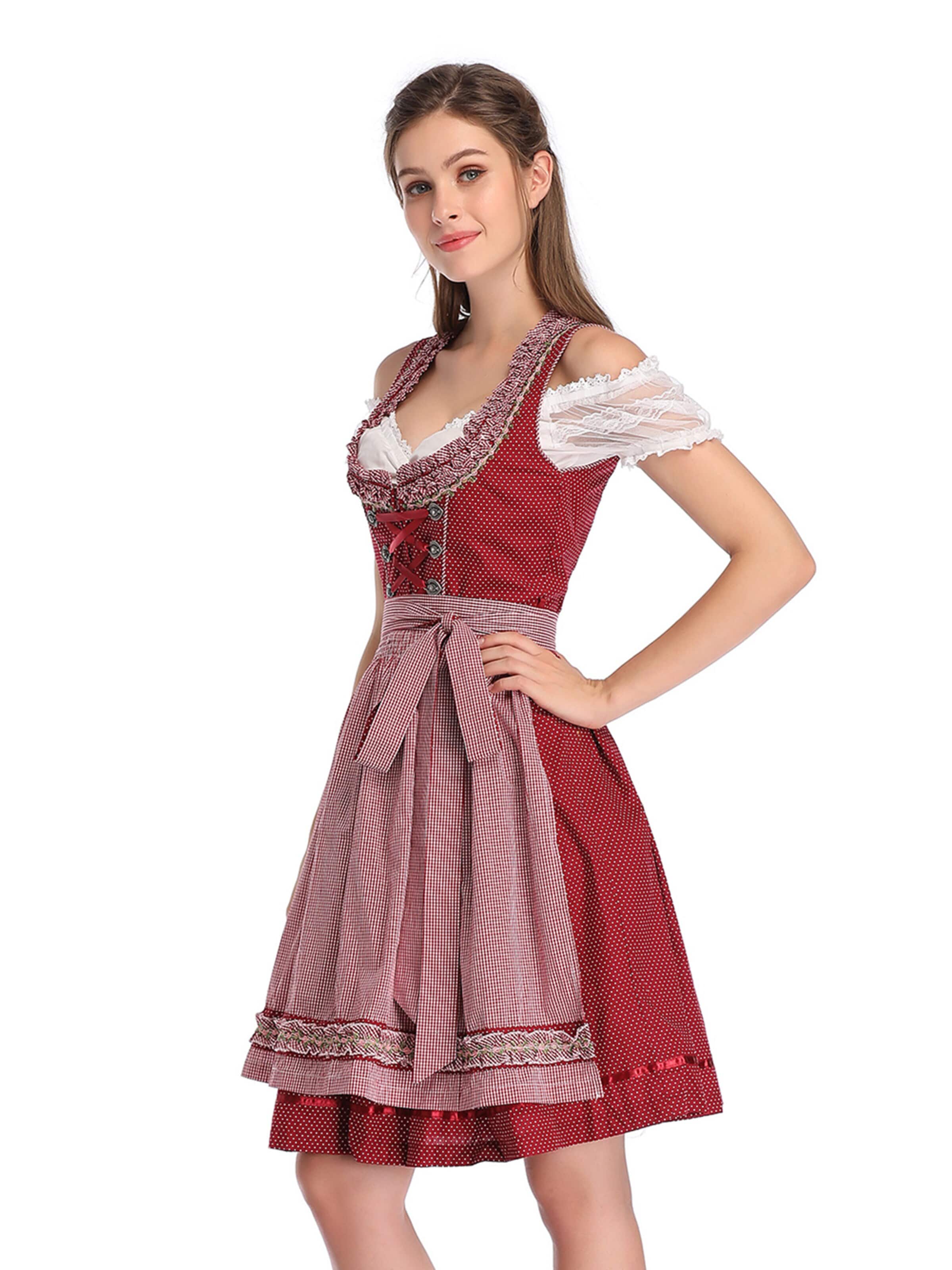 KoJooin Dirndl‌ in Rot