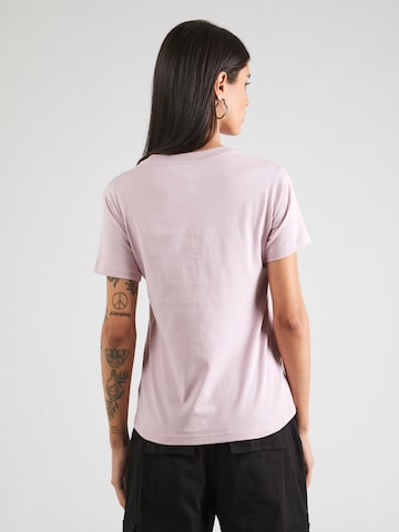 CONVERSE Koszulka w kolorze fioletowy